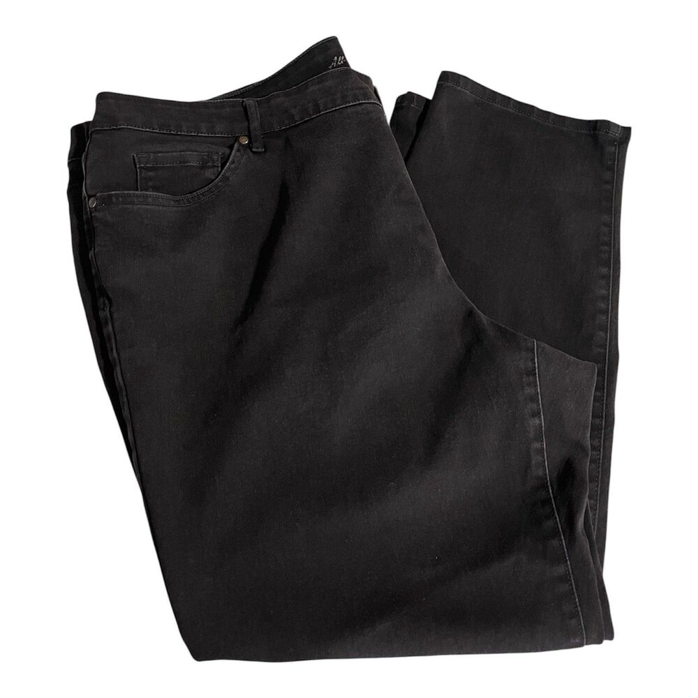 Gloria Vanderbilt All Around Slimming Effect Jeans Women’s Plus Size 22W Black